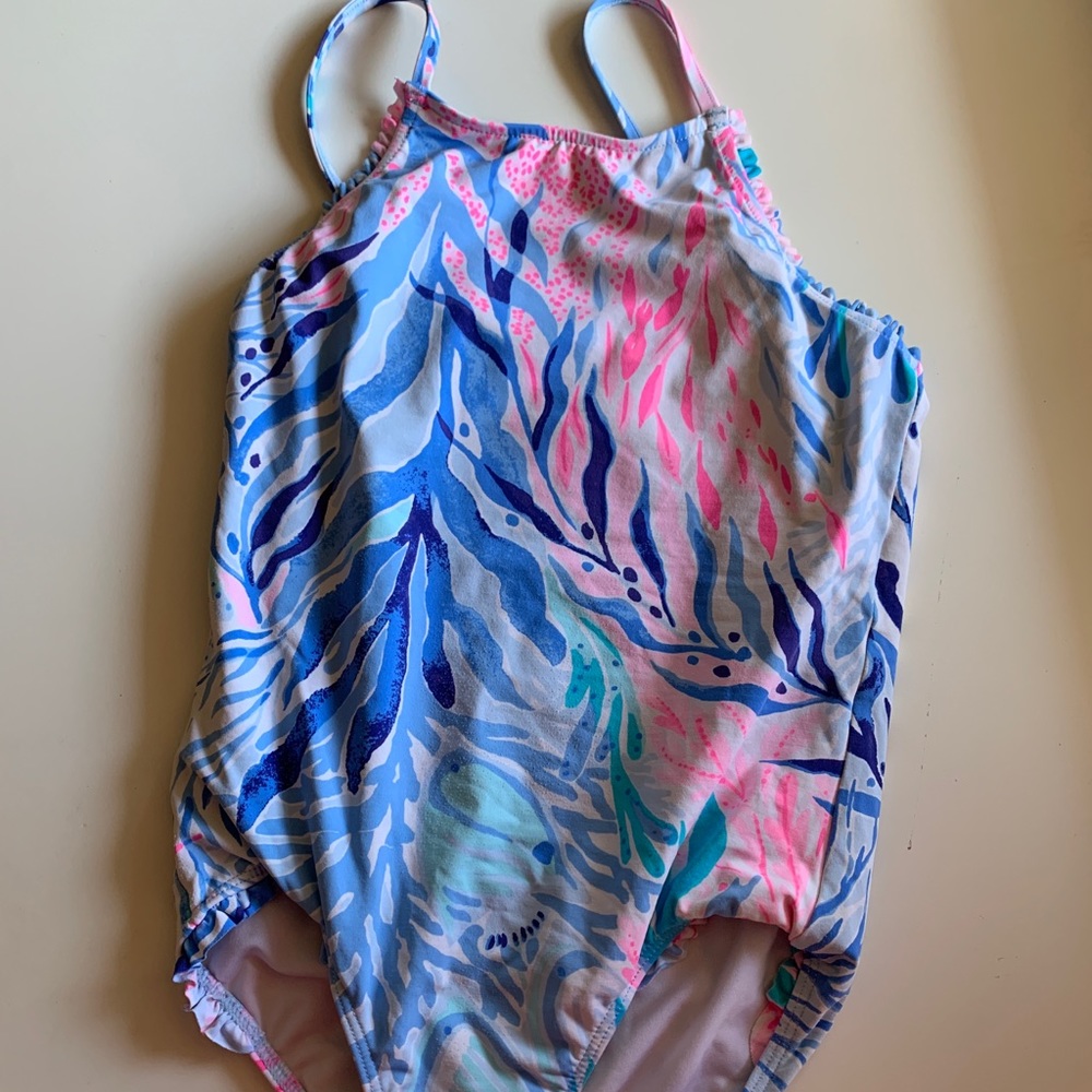 Lilly Pulitzer- Girls Bathing suit- 6